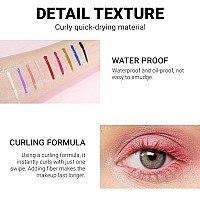 Colored Mascara For Eyelashes With Comb Setcolorful Waterproof Mascara Long Lasting Charming Voluminous Mascara For Women Cruel