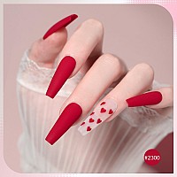 Gaoy Red Pink Gel Nail Polish Set 6 Colors Nude White Soak Off Gel Polish Kit For Salon And Nail Art Diy At Home