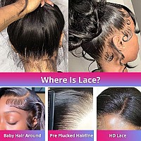 200 Density 360 Lace Front Wigs Human Hair For Women 360 Body Wave Lace Front Wigs Human Hair Pre Plucked With Baby Hair Hd Tran