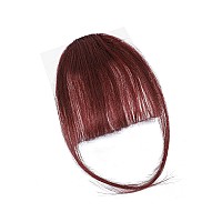 Lommel Clip In Bangs100 Human Hair Bangs Fake Bangs For Women Bangs Hair Clip Hair Extensions Clip On Air Bangs Hairpieces Wi