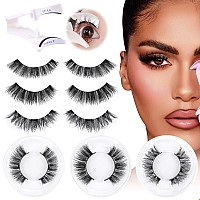 Wiwoseo Magnetic Eyelashes Reusable Dual Magnetic Lashes Without Eyeliner Natural Look Magnetic Eyelashes With Applicator Clear