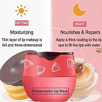 3 Pcs Bee Lip Balm Honey Pothoneystrawberrywatermelon Lip Sleeping Mask Hydrating Prevention Dry And Cracked Lip Scrubs Exfol