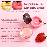 3 Pcs Bee Lip Balm Honey Pothoneystrawberrywatermelon Lip Sleeping Mask Hydrating Prevention Dry And Cracked Lip Scrubs Exfol