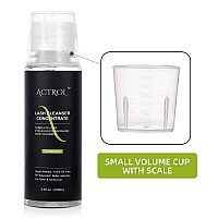 Actrol Eyelash Cleanser Concentrate 100Ml Cantaloupe Professional Lash Shampoo Foaming Cleanser Paraben Sulfate Free Nonlrrit