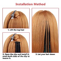 Leeven Synthetic Dreadlock Extensions Clip In 24 Inch 5 Pcs Ombre Honey Blonde 15 Strands Hippe Dreads Handmade Soft Reggae Styl