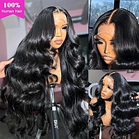 250 Density 28 Inch Hd Lace Front Wigs Human Hair Pre Plucked 13X6 Wear And Go Body Wave Human Hair Lace Front Wigs For Black W