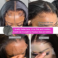 250 Density 28 Inch Hd Lace Front Wigs Human Hair Pre Plucked 13X6 Wear And Go Body Wave Human Hair Lace Front Wigs For Black W