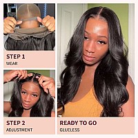 Beauty Forever 7X5 Bye Bye Knots 20 Balayage Brown Highlight 3D Body Wave Lace Front Wig Put On And Go Glueless Wigs With Preb