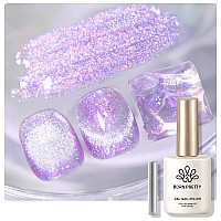 Born Pretty Auroras Cat Magnetic Eye Gel Nail Polish Mermaid Glitter Shimmer Magnetic Gel Polish 15Ml