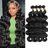 Cepeen 10A Human Hair Bundles Body Wave Bundles Human Hair 22 22 24 24 Inch 4 Bundles Human Hair 100 Unprocessed Brazilian Virg