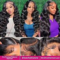 Jessica Hair 9X7 Skinblend German Lace Frontal Only 010Mm Ultrathin Invisible Lace Frontal Human Hair Pre Plucked Natural Hair