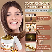 Hualijia Raw Batana Oil For Hair Growth Organic Dr Sebi From Honduras Prevent Hair Loss Eliminates Split Ends And Enhance