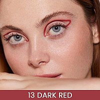 Evpct 1Pcs Dark Red Gel Eyeliner Pencil Eye Black Face Paint Stick Makeup Set Waterproof Matte Cream Crayon Eyeliner Pencil Set