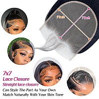 Jessica Hair 7X7 Skinblend German Lace Frontal Only 010Mm Ultrathin Invisible Lace Frontal Human Hair Pre Plucked Natural Hair