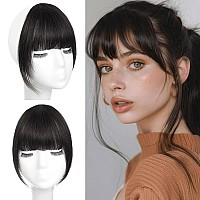 Bogsea Bangs Hair Clip In Bangs 100 Human Hair French Bangs Fringe With Temples Hairpieces For Women Clip In Hair Extensions Fa