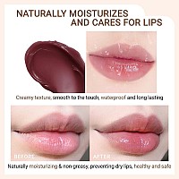 Kaely 1Pcs Tinted Lip Balmkorean Lip Tint Stain Long Lasting Waterproof Lipstick Makeup03 Berry