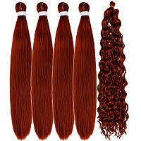 Gozill Ginger Braiding Hair Pre Stretched 350 Boho Braids Kanekalon Prestretched Braiding Hair For Bohemian Hair Ez Braid Micro