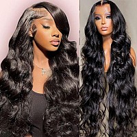 30 Inch Body Wave Lace Front Wigs Human Hair Pre Plucked 13X6 Hd Lace Front Wigs Human Hair 220 Density Body Wave Glueless Fron