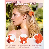 Claw Hair Clips 12Pcs Small Matte Floral Hair Clamps For Thin Hair Styling Accessories Classic For Women Girls