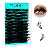 Vavalash Lash Extensions 50D Lash Clusters 1020Mm Individual Thick Eyelash Extension Wispy Volume Clusters Diy Lashes At Home