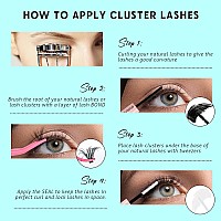 Vavalash Lash Extensions 50D Lash Clusters 1020Mm Individual Thick Eyelash Extension Wispy Volume Clusters Diy Lashes At Home