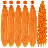 Leticia Orange Braiding Hair For Boho Braids Curly Boho Braiding Hair Boho Hair For Braiding Braids