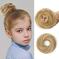 Isheeny 100 Human Hair Bun Messy Bun Hair Piece Real Human Hair Extensions Natural Curly Hair Bun Hairpieces For Kids Daily Us