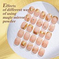 Prettydiva Nail Powder Gold Chrome Nail Powder Chrome Powder Nail Art Solid Nail Art Powders For Nails