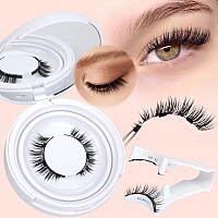 Magnetic Eyelashes Natural Look Magnetic Lashes With Applicator No Glue Magnetic False Eyelashes Kit Clear Band Lashes Wispy Reu