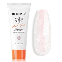 Modelones Poly Nail Gel Hemafree 60Ml Aurora Frost Glitter Poly Extension Gel Nail Enhancement Nail Thickening Glossy Builder