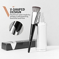 Ducare Foundation Brushcontour Bronzer Self Tanner Brush Makeup Brush For Liquid Makeup Flat Top Professional Buffing Blending