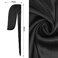 Leaduway 8Pcs Silky Durags Silk Durag For Men Women Superior Satin Wave Cap Durags Pack With Extra Long Tail And Wide Straps