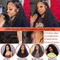 Besurina 30 Inch Kinky Curly Lace Front Wig Human Hair 13X4 Wear And Go Glueless Wigs Human Hair Pre Plucked With Baby Hair Hd D