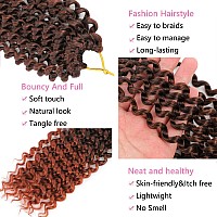 Passion Twist Hair 24 Inch 8 Packs Water Wave Crochet Hair Curly Braiding Hair For Butterfly Locs Long Bohe Crochet Braids 24 I