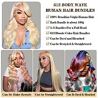 Royal Impression 613 Blonde Bundles Body Wave Human Hair 26 26 26 12A Grade 613 Blonde Body Wave Human Hair 3 Bundles 100 Un