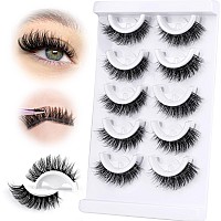 Wiwoseo Self Adhesive Eyelashes No Glue Needed False Lashes Natural Look Lash Extensions Reuseable Self Adhesive Lashes Waterpro