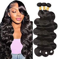 12A Human Hair Bundles 22 24 26 Inch Body Wave Bundles Human Hair 100 Unprocessed Brazilian Virgin Hair 3 Bundles Human Hair Bo