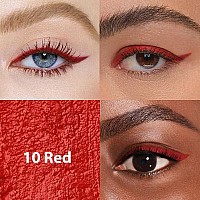 Evpct 2Pcs Red Color Gel Glitter Eyeliner Pencils Set For Women Waterline Waterproof Smudge Proof Lapiz De Ojos Delineador De Oj