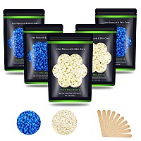 Auperwel Wax Beads For Hair Removal 11 Lb 176 Oz Hard Wax Beads For Sensitive Skin Brazilian Face Bikini Legs Eyebrow