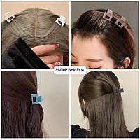 Ahoney 10Pcs Small Hair Claw Clips For Women Girls 1 Mini Matte Tiny Clips For Thin Thick Medium Hair Cute Jaw Barrettes Str