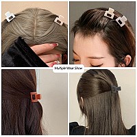 Ahoney 10Pcs Small Hair Claw Clips For Women Girls 1 Mini Matte Tiny Clips For Thin Thick Medium Hair Cute Jaw Clips With St