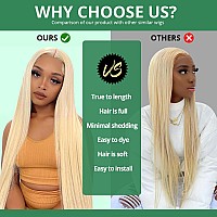 Sweetie 16 Inch 613 13X4 Lace Front Wig Human Hair 150 Density 12A Blonde Wig Human Hair Straight Lace Front Wigs Human Hair Fo