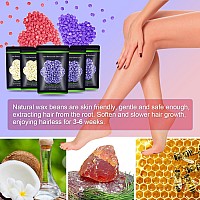 Auperwel Wax Beads For Hair Removal 11 Lb 176 Oz Hard Wax Beads For Sensitive Skin Brazilian Face Bikini Legs Eyebrow