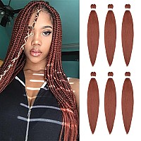 Pre Stretched Braiding Hair Extensions 26 Inch 6 Packslot Phoenixfly Heat Resistant Fiber Crochet Hair For Box Braids Senegal T