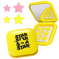 Litbear Cute Case With Pimple Patches For Face Little Compact With Pink Yellow Star Hydrocolloid Acne Patch Blemish Patches