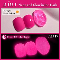 Double Rhythm 15Ml Gel Nail Polish Pure Sheer Same Color Same Bottle Soak Off Gel Polish Art Manicure Salon Diy At Home For Wome