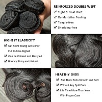 Ddodla Body Wave Bundles Human Hair 18 20 22 24 Inch 10A Grade 100 Unprocessed Brazilian Virgin Hair 4 Bundles Body Wave Human