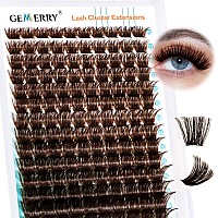 Brown Lash Clusters 280Pcs Eyelash Clusters Natural Looking Individual Lash Extenison Fluffy Cluster Lashes Diy Lashes At Home B