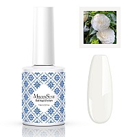 Melodysusie Fleurwee Plantbased Uv Gel Nail Polish Hema Free 21 Nontoxic Milky White P04 Long Lasting No Chip Summer Colo