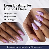 Melodysusie Fleurwee Plantbased Gel Nail Polish Hema Free 21 Nontoxic Soak Off Uv Purple P19 Long Lasting No Chip Color 20